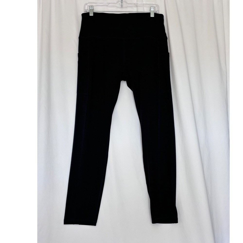 Shapermint Essentials Black High Waisted Leggings with Pockets XL Athleisure